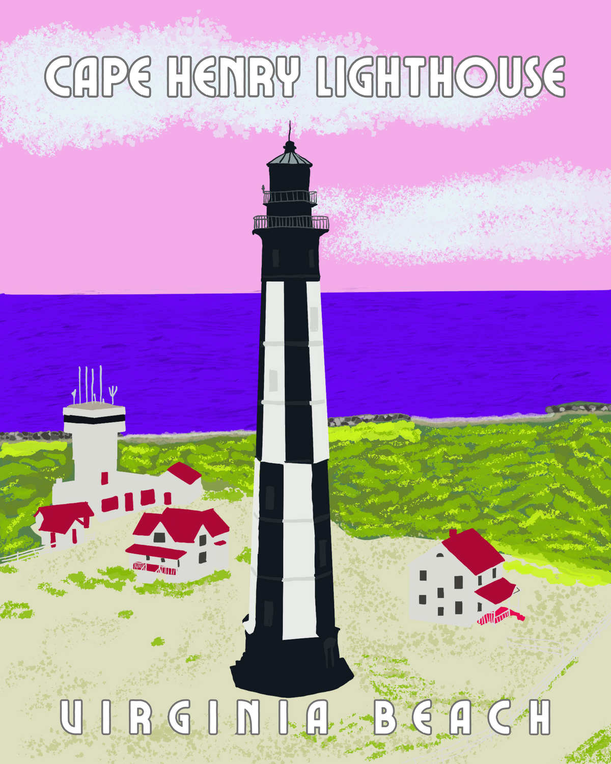 Cape Henry Lighthouse Art Print
