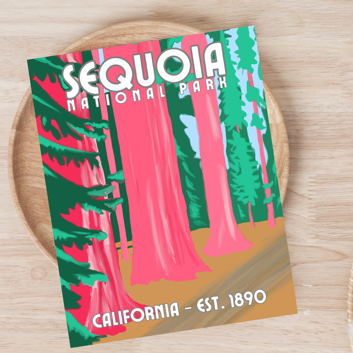 Sequoia National Park Postcard