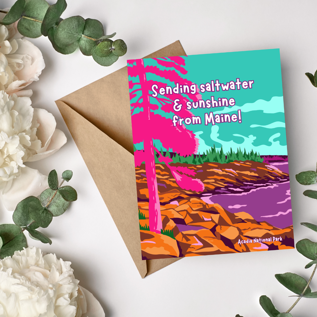 Sending Saltwater & Sunshine Greeting Card