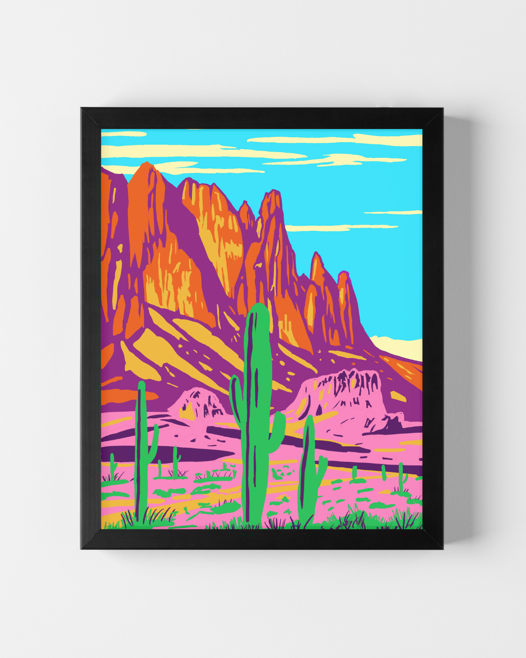 Lost Dutchman State Park: Arizona Art Print