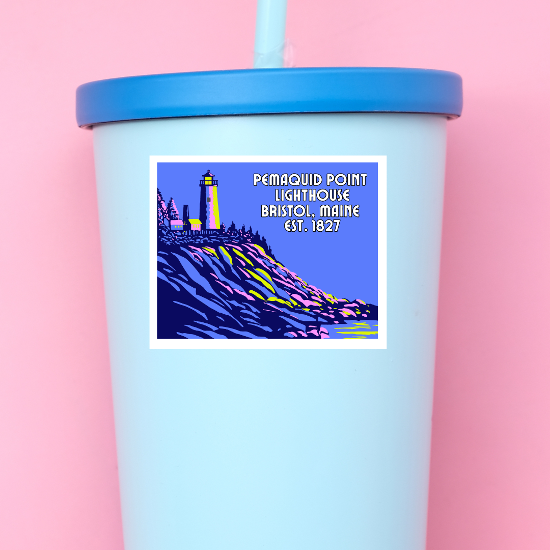 Pemaquid Point Lighthouse Sticker