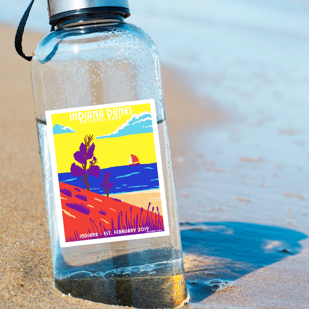 Indiana Dunes National Park Sticker