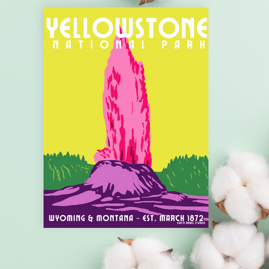 Yellowstone National Park Art Print