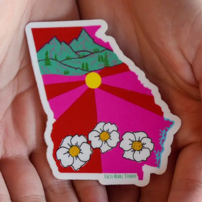Georgia Sunshine State Sticker