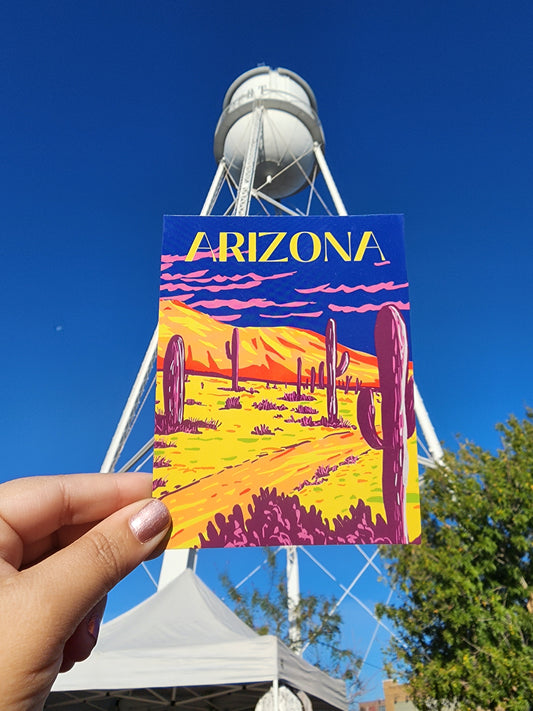 Path in the Desert Postcard