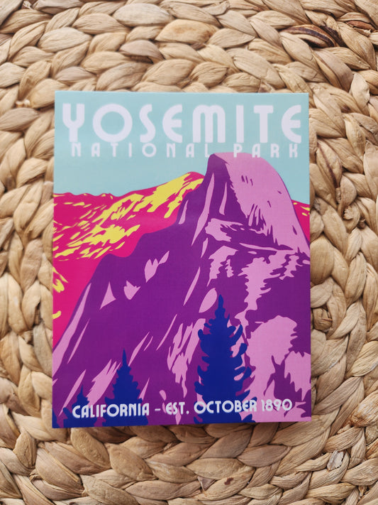 Yosemite National Park Postcard