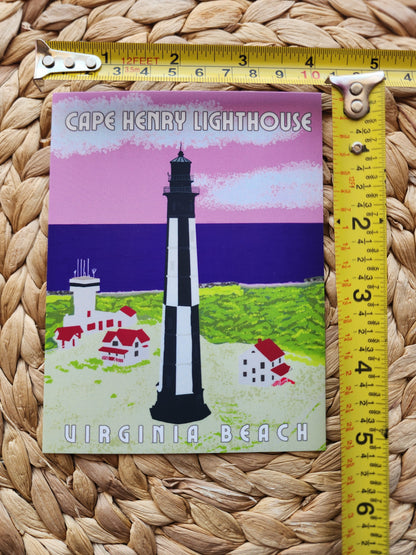 Cape Henry Lighthouse: Virginia Beach Postcard