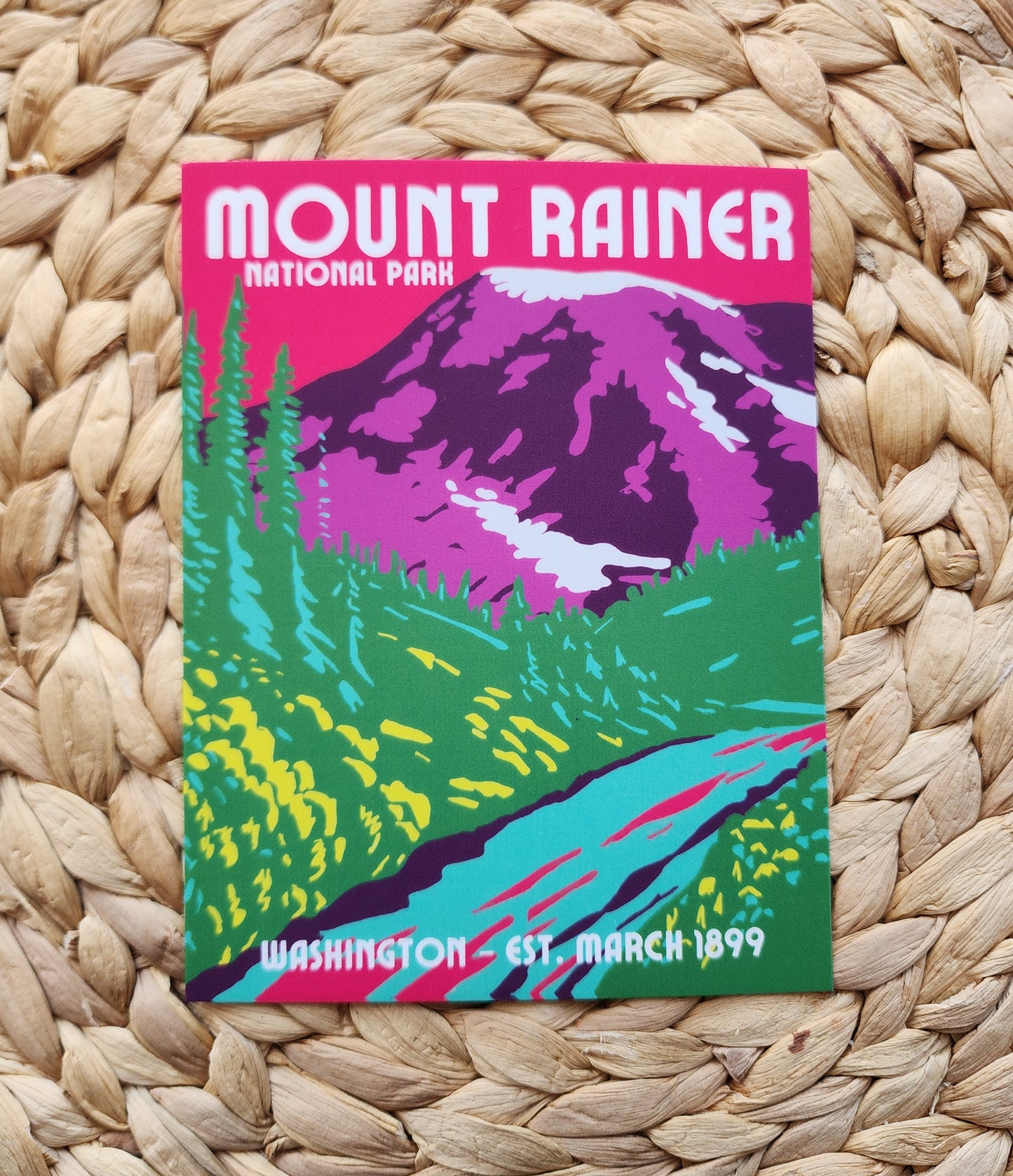 Mount Rainer National Park: Washington Postcard