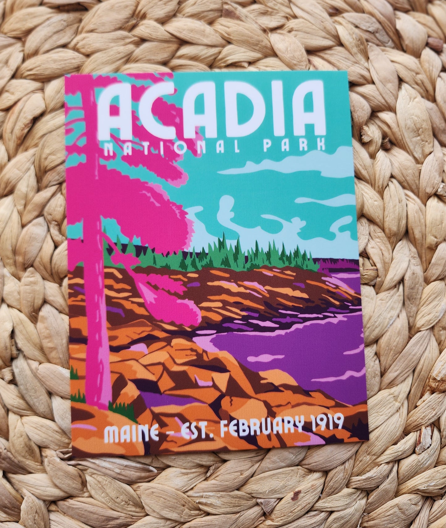 Acadia National Park Postcard: Maine