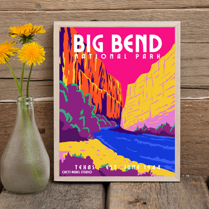 Big Bend National Park: Texas Art Print