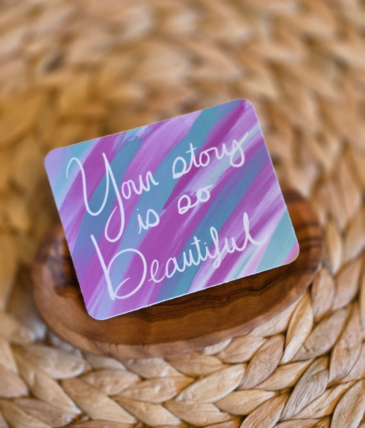 You Are So Beautiful Vinyl Sticker