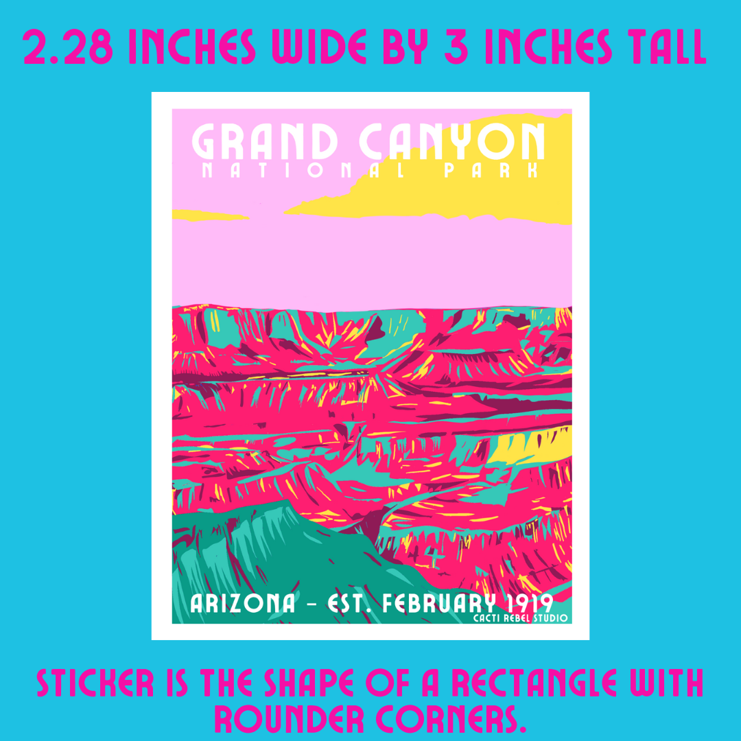 Grand Canyon National Park: Arizona Sticker