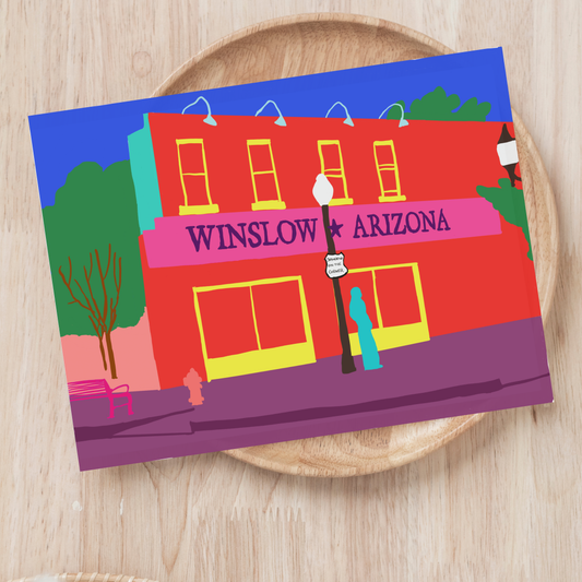 Winslow, Arizona Postcard