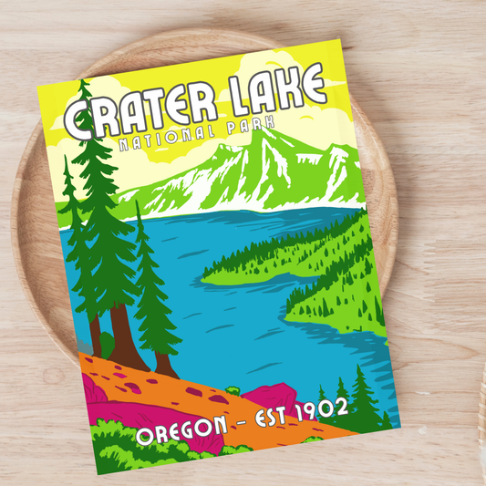 Crater Lake National Park Postcard