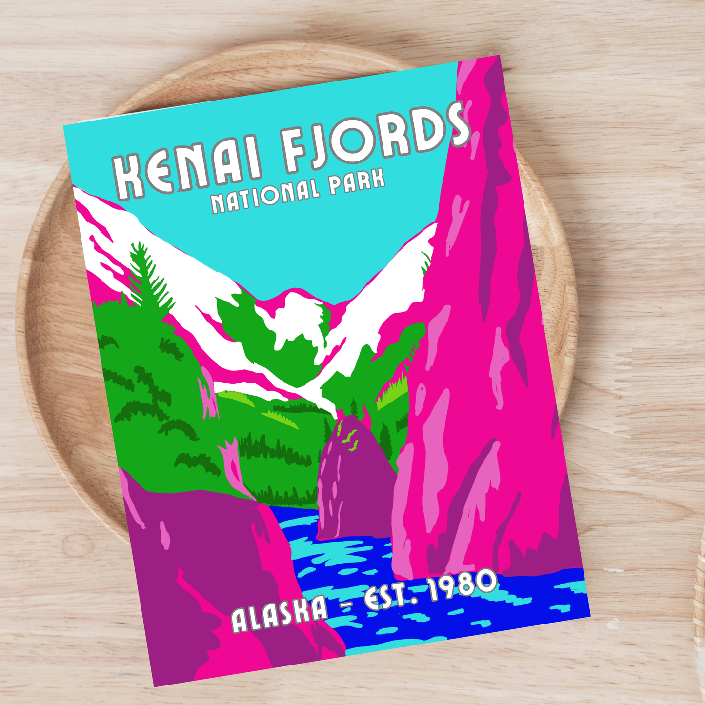 Kenai Fjords National Park Postcard