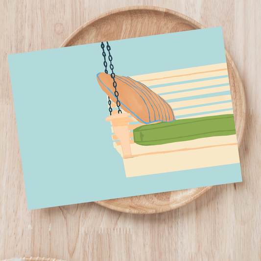 Porch Swing Postcard