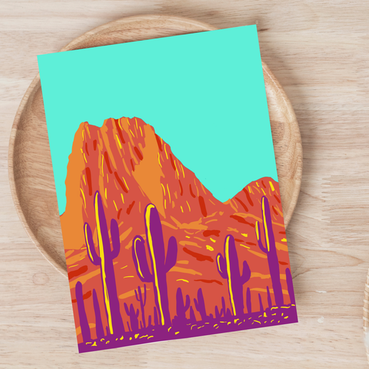 Desert Mountain Postcard