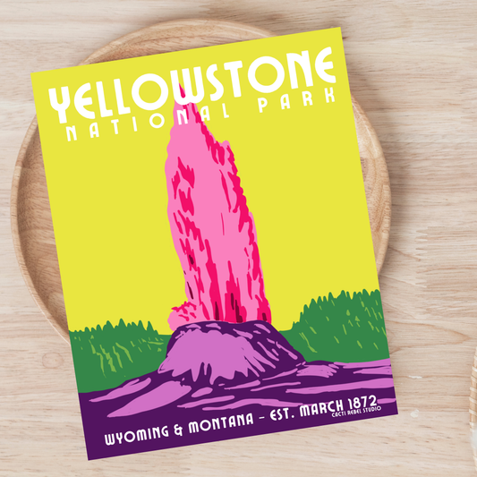 Yellowstone National Park Postcard