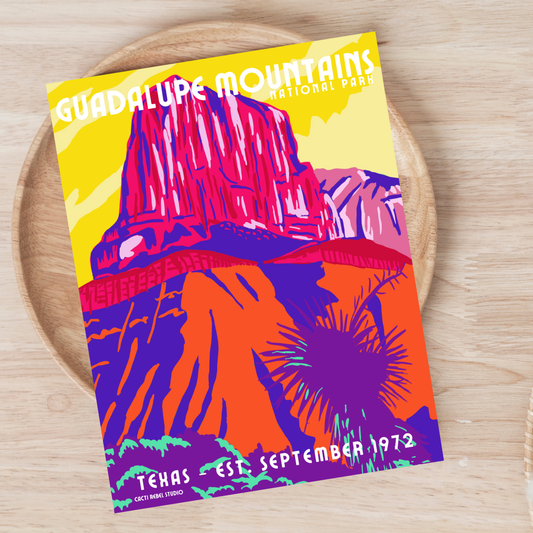 Guadalupe Mountains National Park Postcard