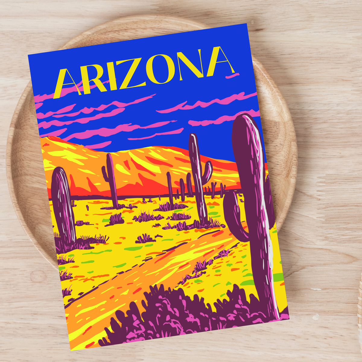 Path in the Desert Postcard
