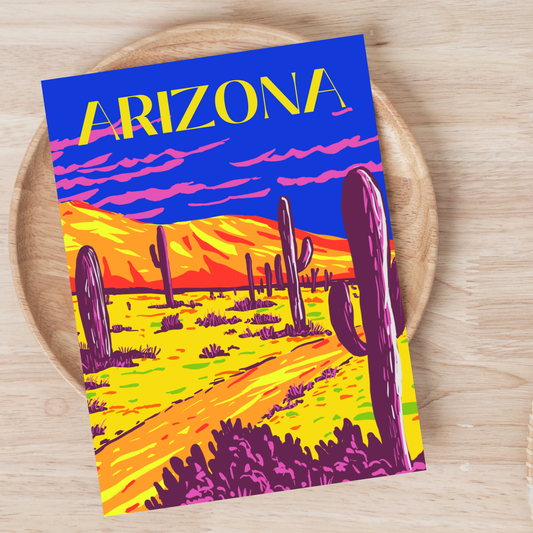 Path in the Desert Postcard