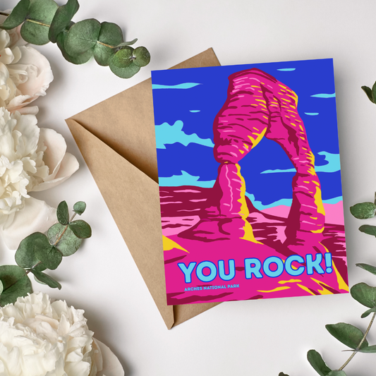 You Rock! Greeting Card