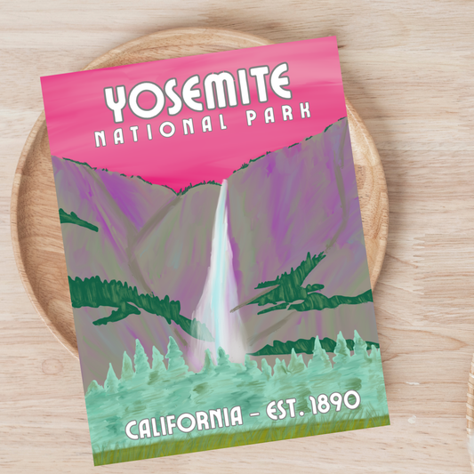 Yosemite National Park Postcard