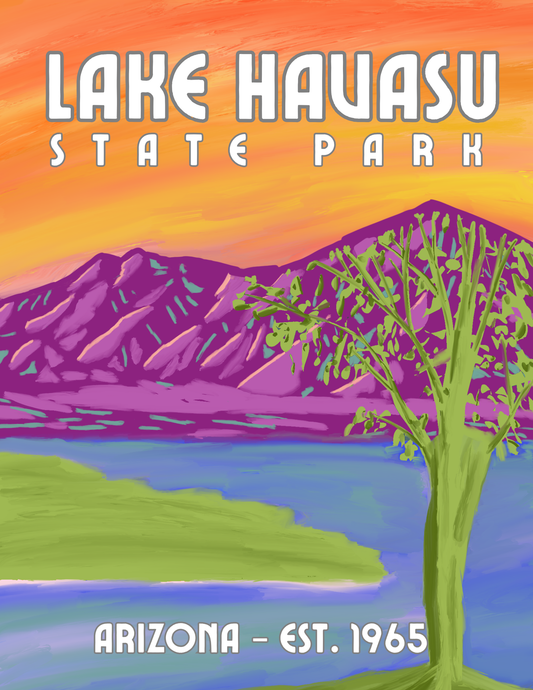 Lake Havasu State Park Art Print
