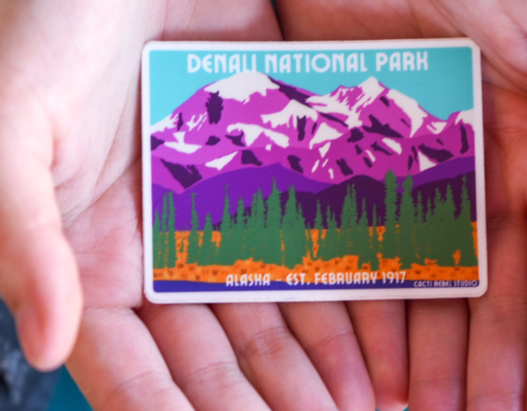 Denali National Park: Alaska Sticker