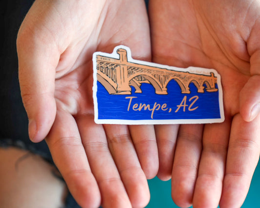 Tempe Arizona Sticker: Salt River
