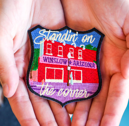 Standin' on the Corner in Winslow Arizona patch