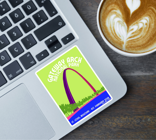 Gateway Arch National Park Sticker