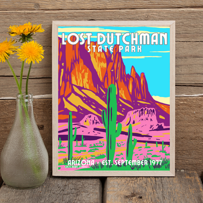 Lost Dutchman State Park: Arizona Art Print