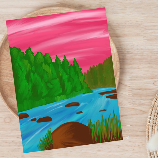 The River's Song Postcard