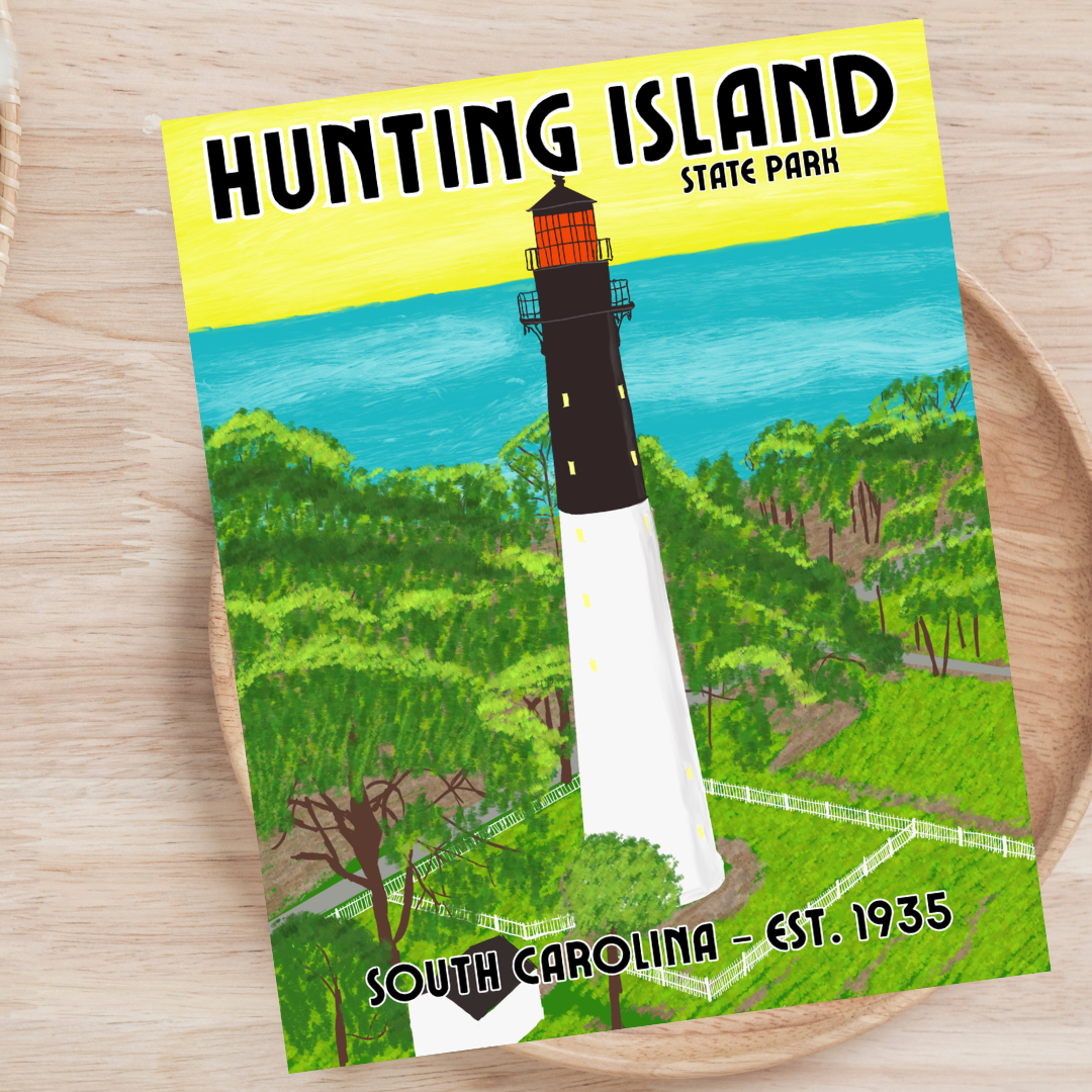 Hunting Island State Park Lighthouse Postcard