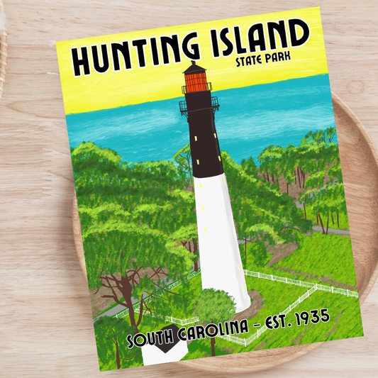 Hunting Island State Park Lighthouse Postcard
