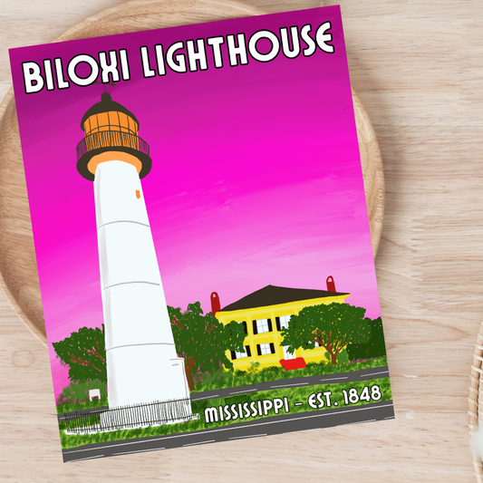 Biloxi Lighthouse Postcard