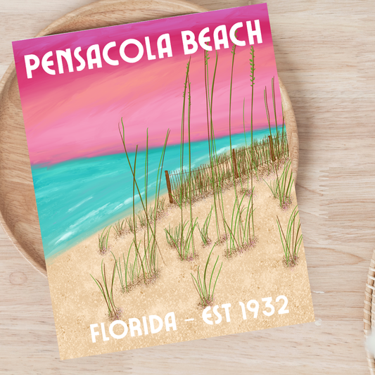 Pensacola Beach Postcard