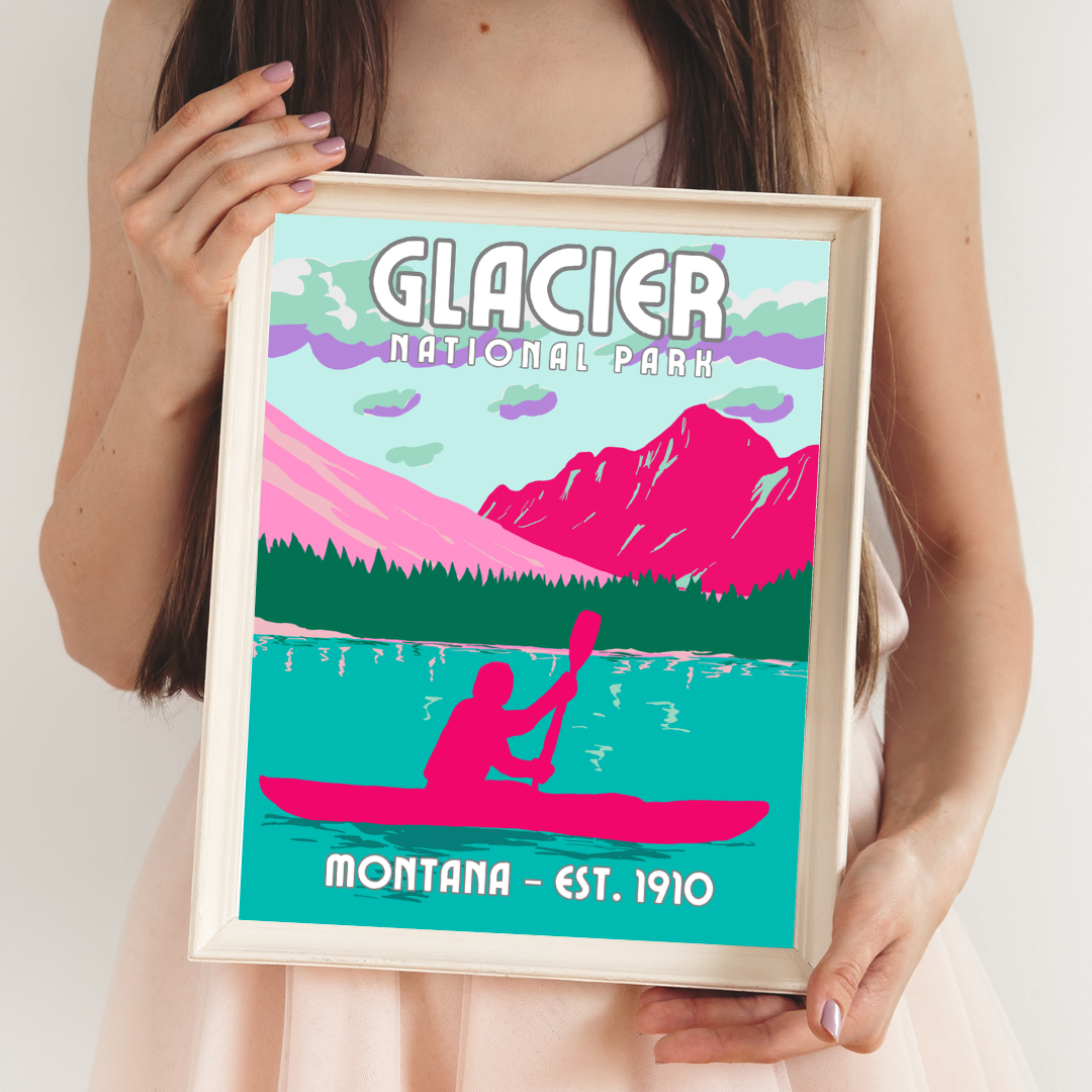 Glacier National Park Art Print