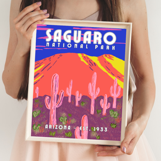Saguaro National Park Art Print