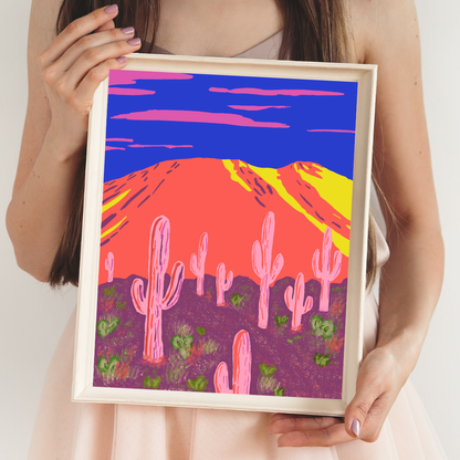 Saguaro National Park Art Print