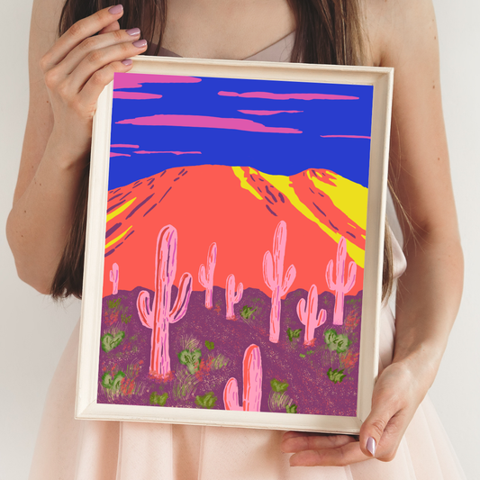 Saguaro National Park Art Print