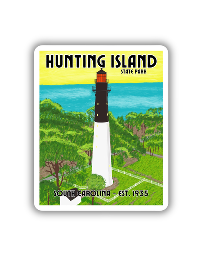 Hunting Island State Park Lighthouse Sticker