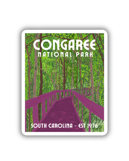 Congaree National Park Sticker