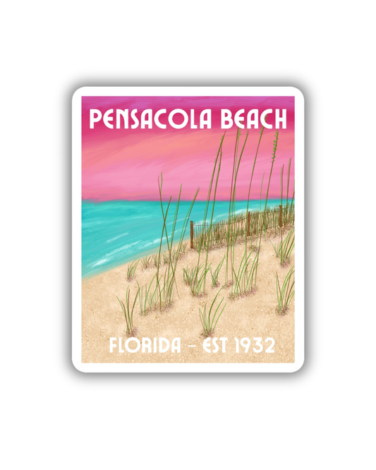 Pensacola Beach Sticker