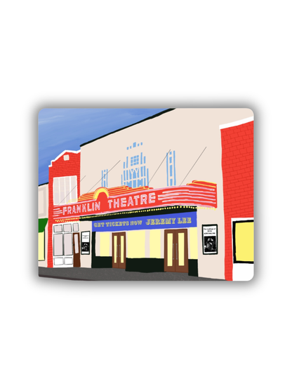 Franklin Theatre Sticker