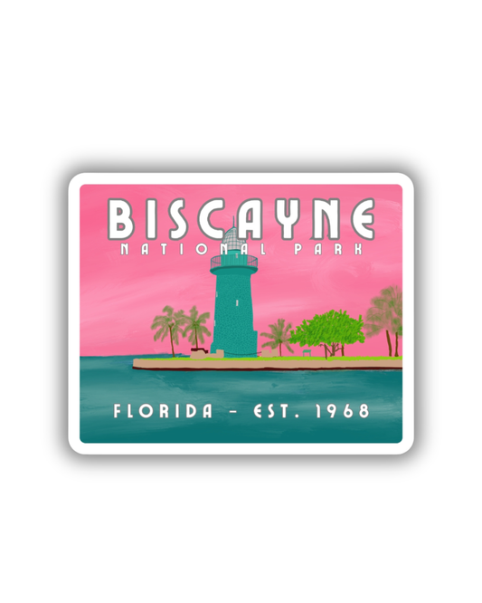 Biscayne National Park Lighthouse Sticker