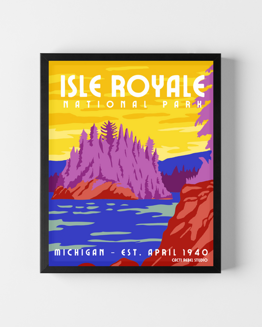 Isle Royale National Park: Michigan Art Print