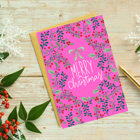 Merry Christmas Greeting Card