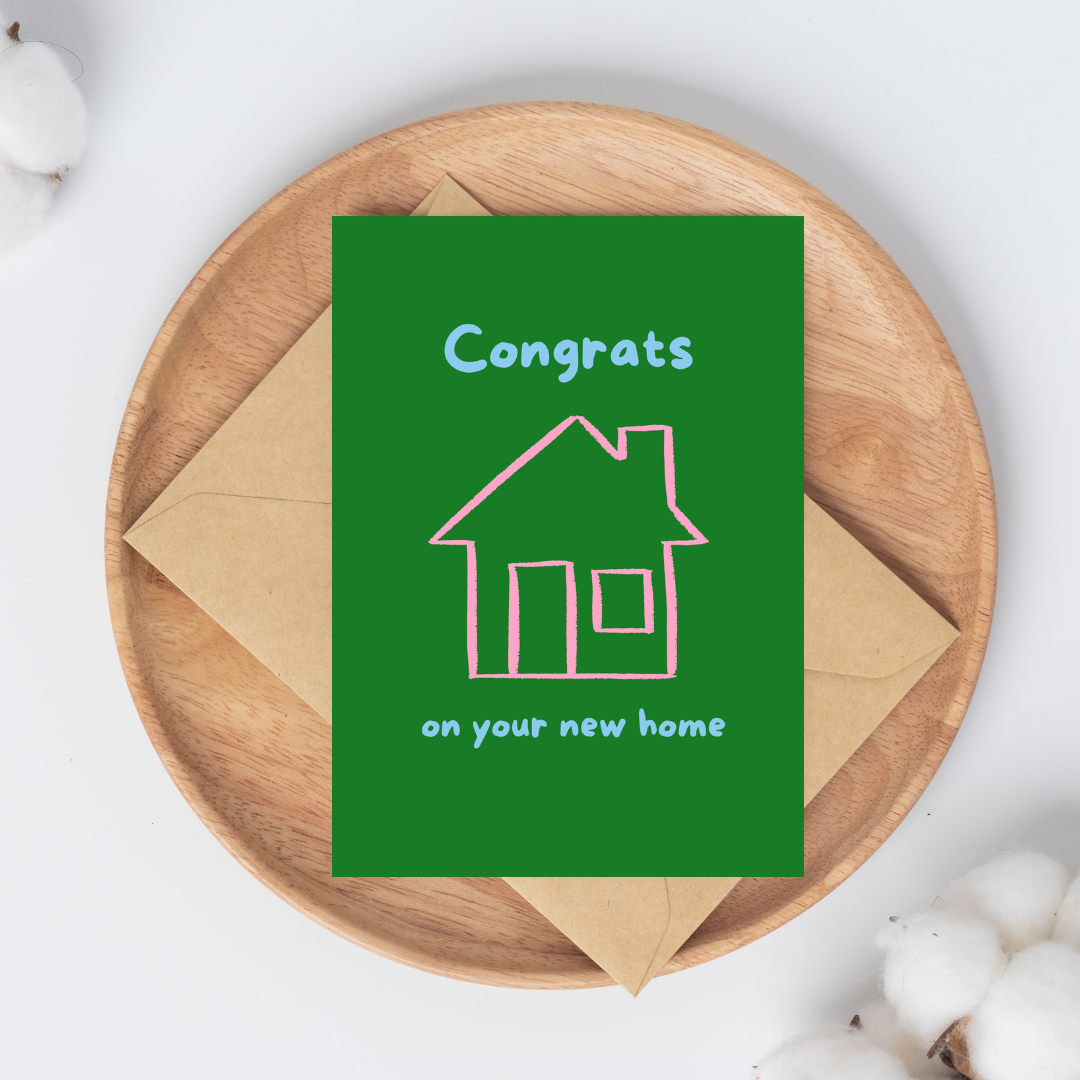 Congrats on Your New Home Greeting Card